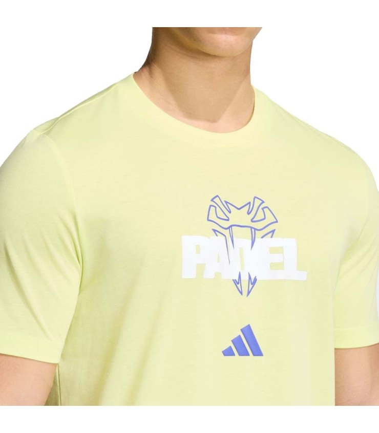Adidas t-shirt gráfico amarelo 3