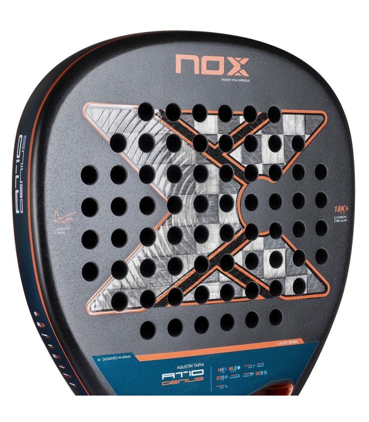 Nox AT10 Genius Attack 18K Alum 2025 racket | IPONTENNIS