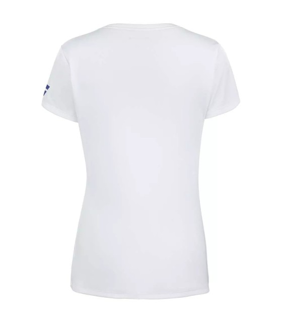 Damen Weißes T-Shirt Babolat Play Cap