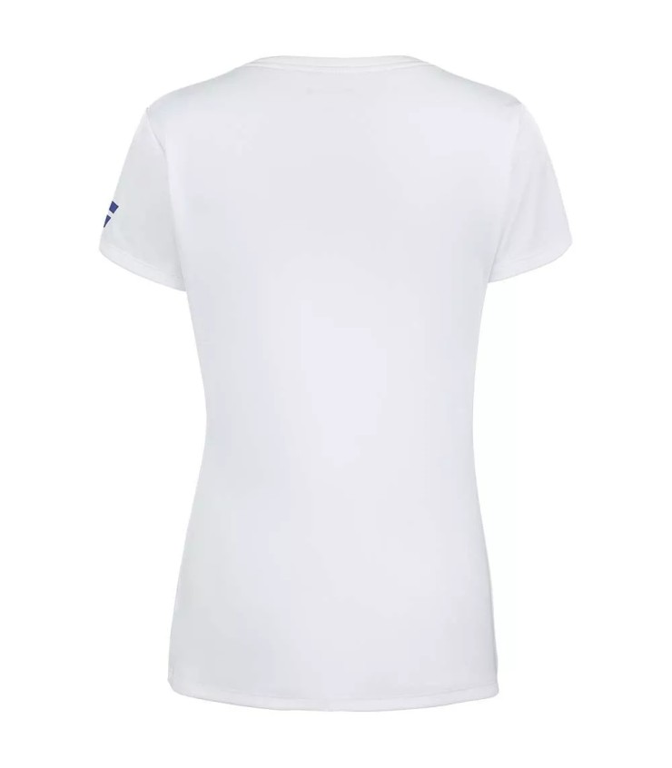 Camiseta Branca Mulher Babolat Play Cap