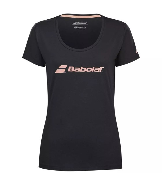 Babolat Exercise Woman Black T-Shirt | IPONTENNIS