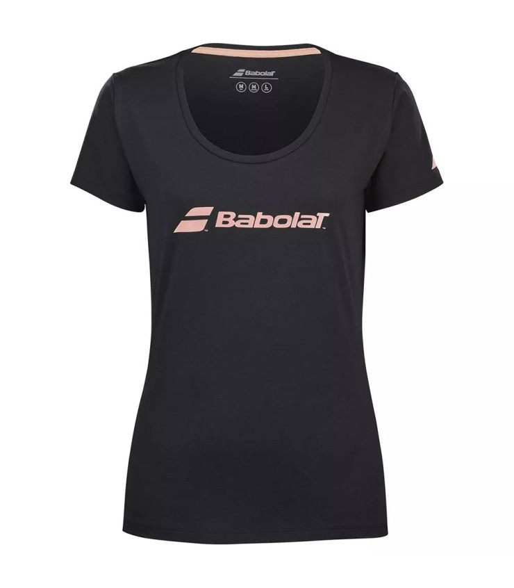 Schwarzes Trainingsshirt für Damen Babolat | Ipontennis