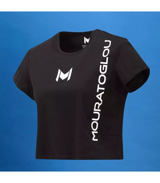 Maglietta Nera da Donna per Allenamento Mouratoglou | Ipontennis