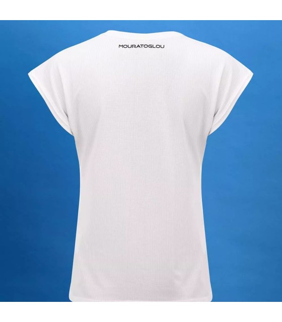 Camiseta de Mulher Mouratoglou Match Branca | Ipontennis