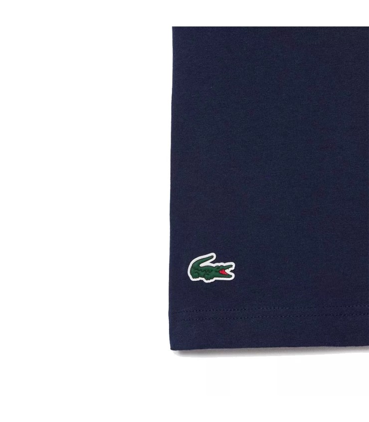 T-shirt Unisexe Bleu Marine Lacoste Sport Roland Garros | Ipontennis