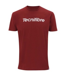 T-shirt rouge de coton Technifibre 1