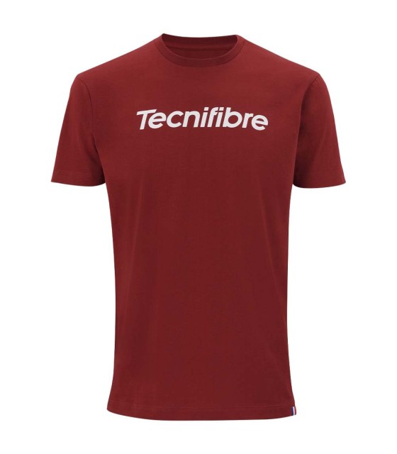 T-shirt rouge de coton Technifibre 1