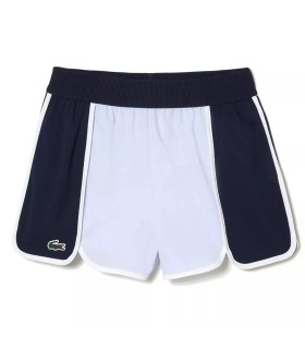Lacoste Sport Color-Block Shorts Women Blue | IPONTENNIS