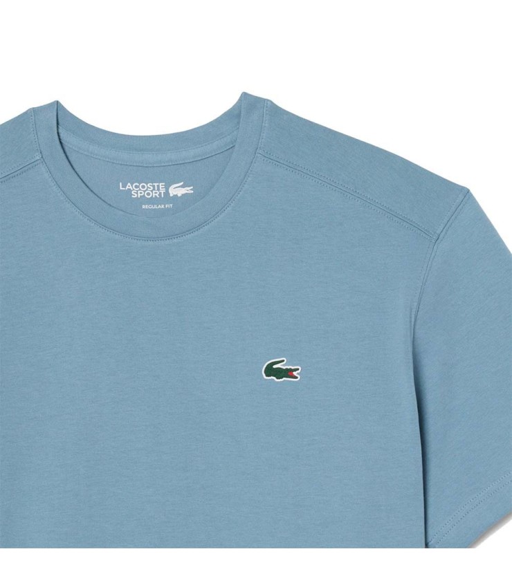 T-shirt Lacoste Sport coton ultra secco blu 5