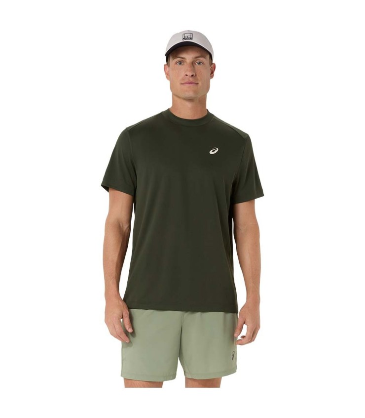 Camiseta Court de Asics SS Green Khaki 1