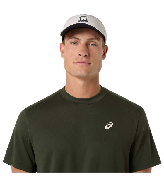Camiseta Court da Corte de Asics SS Green Khaki 4
