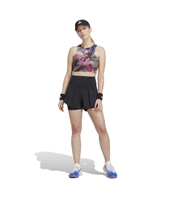 Shorts noirs Adidas Tennis Match | Ipontennis