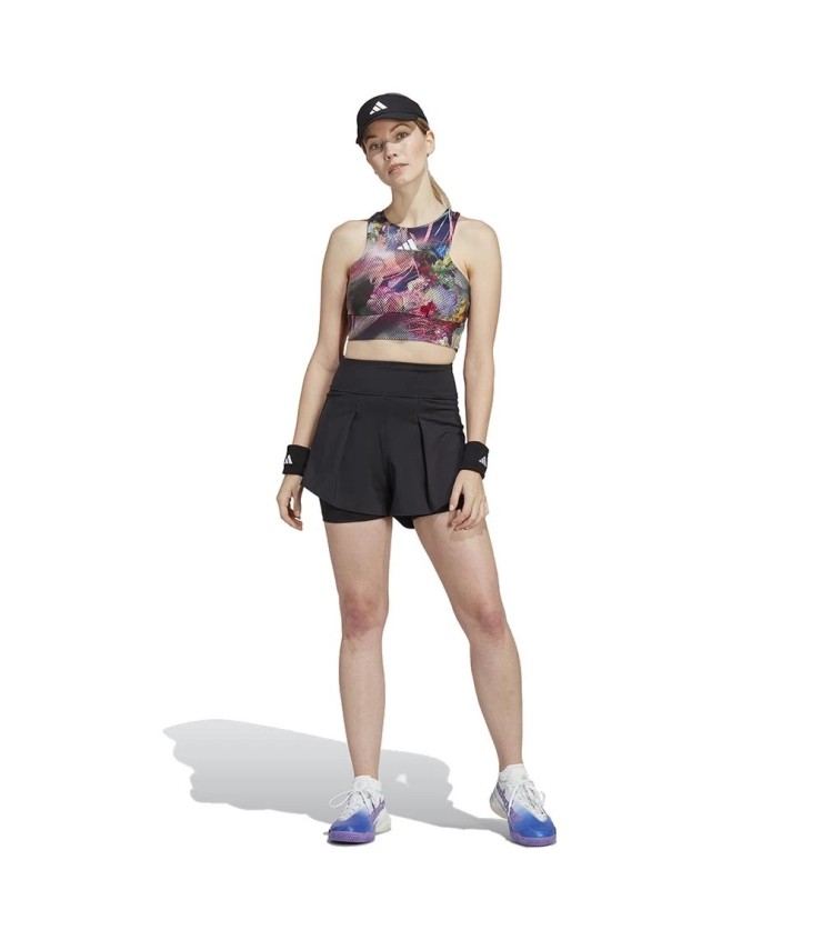 Schwarze Adidas Tennis Match Shorts | Ipontennis