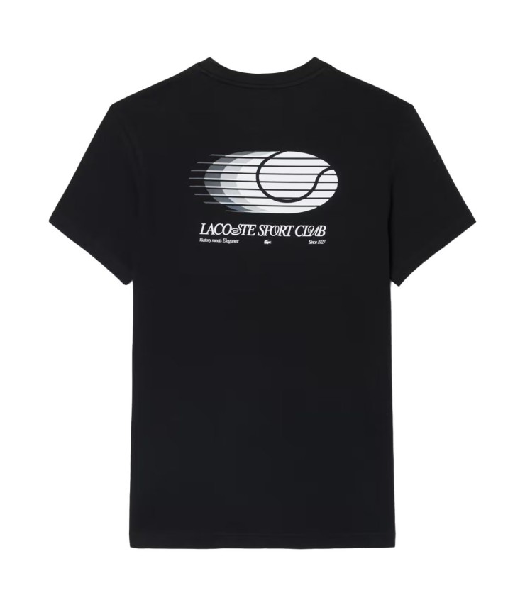 T-Shirt Lacoste Sport ultra trockener schwarz / grau 2