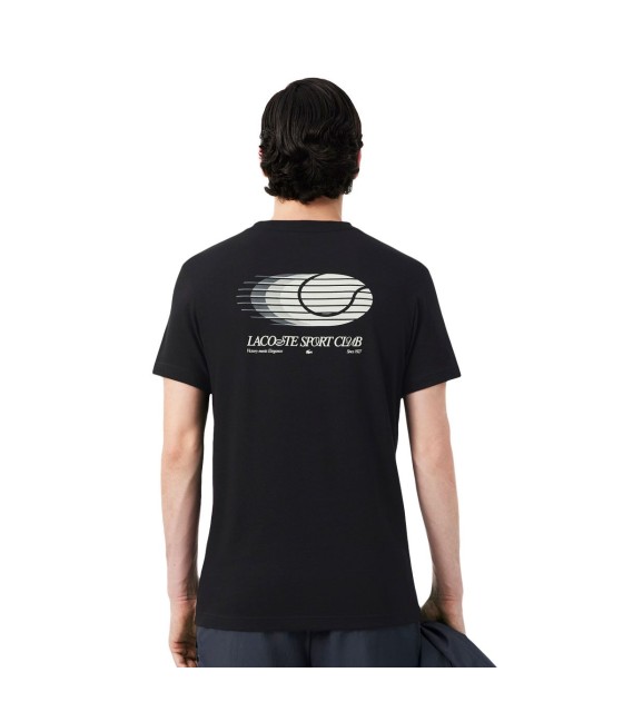 T-Shirt Lacoste Sport ultra trockener schwarz / grau 4