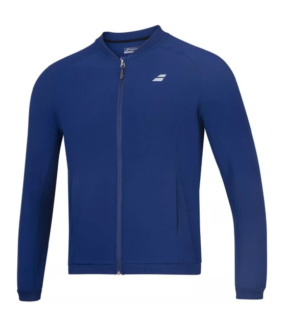 Giacca con cerniera per donna Babolat Play blu navy | Ipontennis
