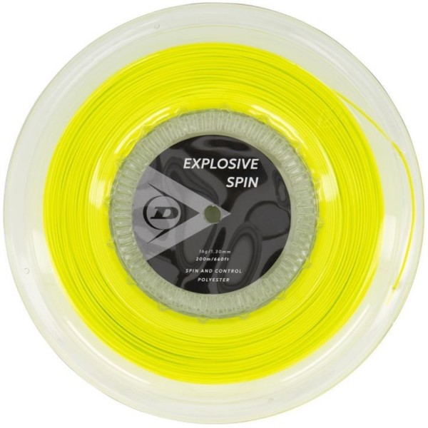 BOBINA DE CORDAJE DUNLOP EXPLOSIVE SPIN AMARILLO 200M