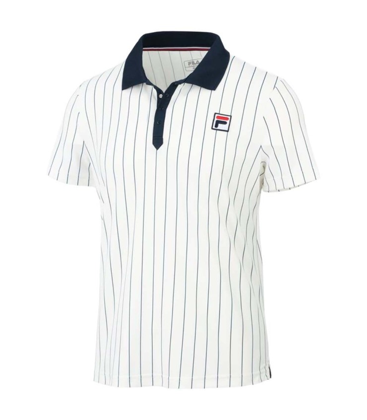 Polo Row Stripes Bjorn White 1