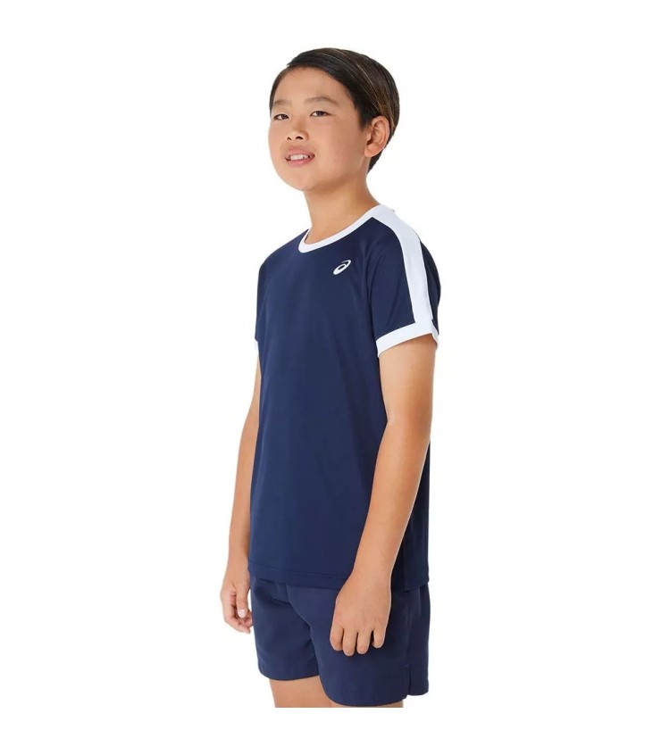 T-shirt Bleu Marine pour Enfant Asics