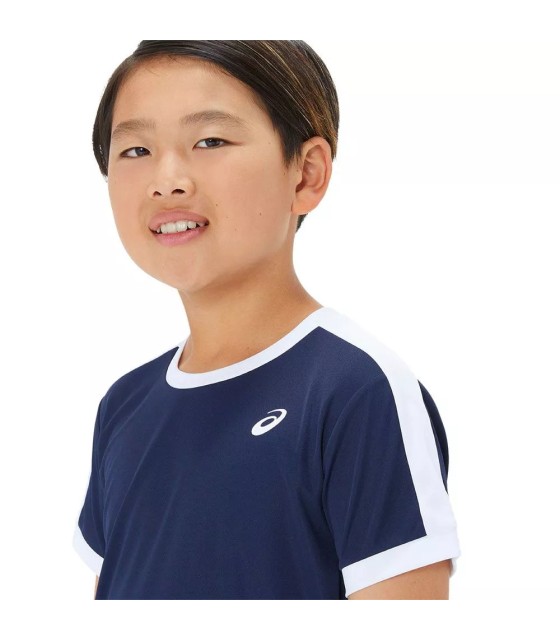 Navy Blue T-shirt for Boys Asics