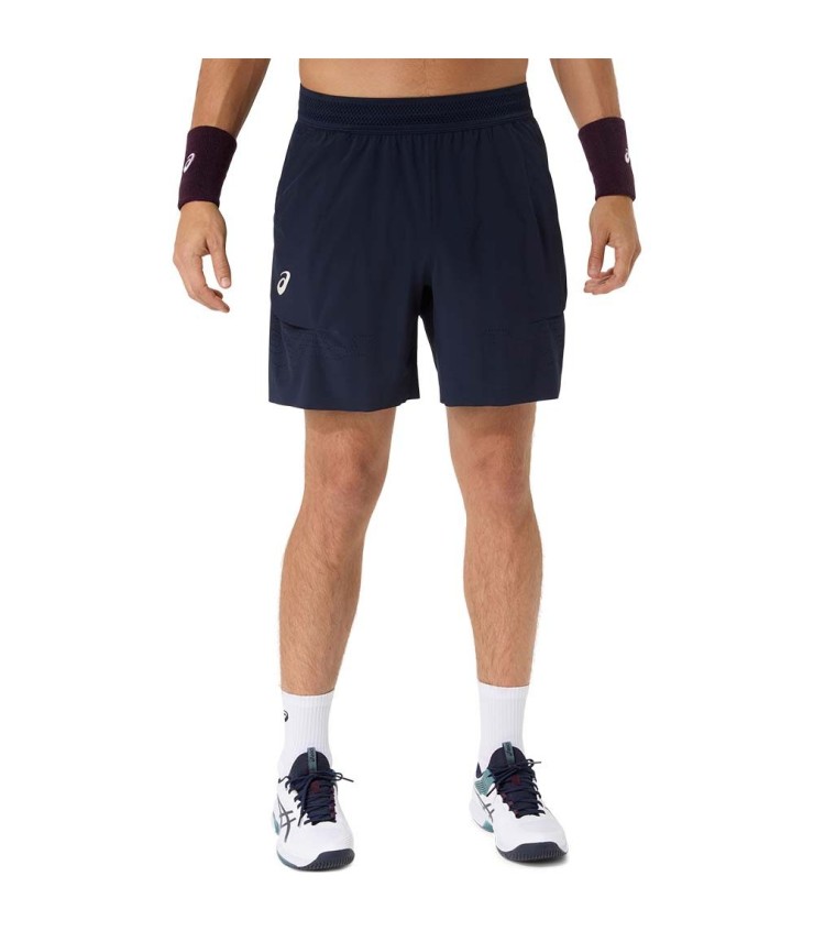 Kurze Asics Match Laser Cut Navy Blue 1