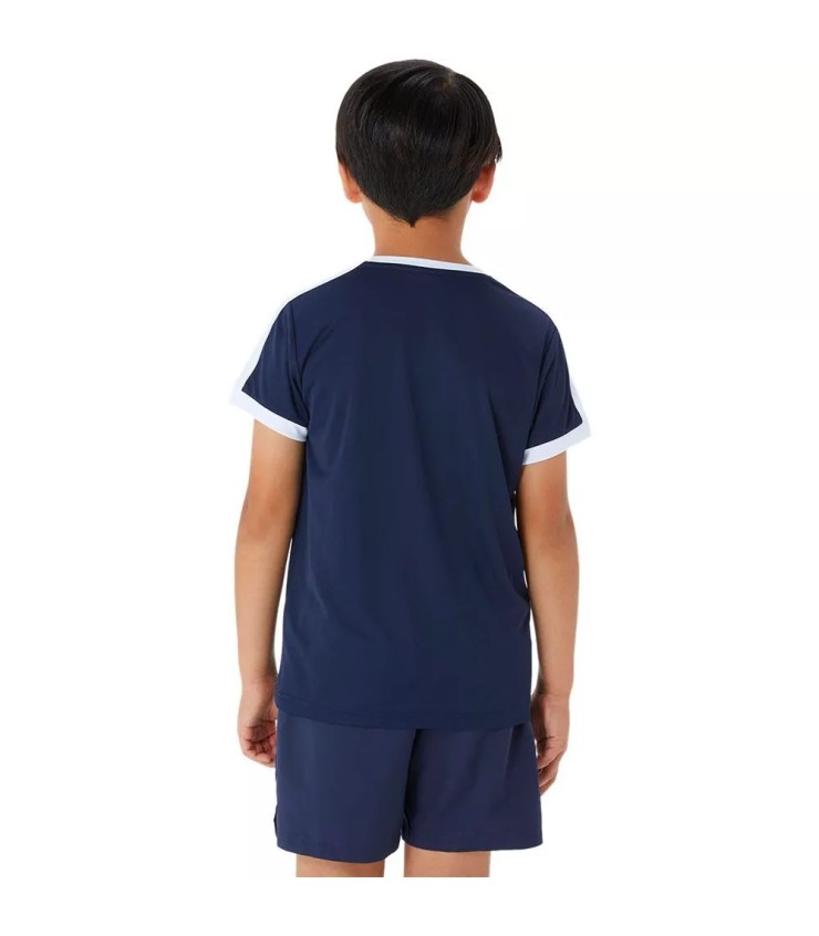 Maglietta Blu Marino per Bambino Asics