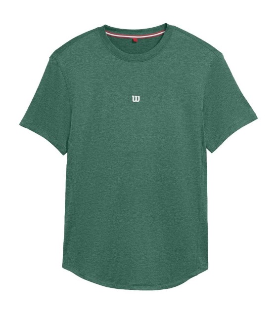 T-shirt wilson performance diário homem verde 1