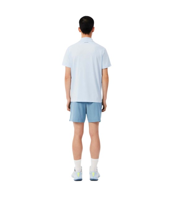 Corto Lacoste Tennis Ultra Dry Grey Blue 3