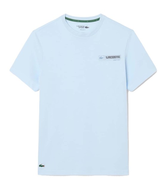 T-shirt Lacoste Sport Ultra Dry Printed Light Blue / Blue 1