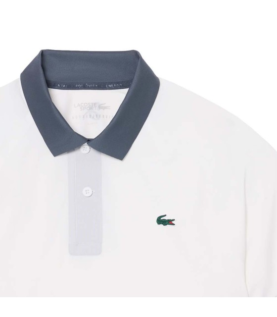 Polo Lacoste Tennis Novak Djokovic on white / gray track 5