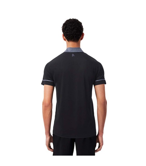 Polo Lacoste Tennis Novak Djokovic auf schwarz / grauer Spur 4
