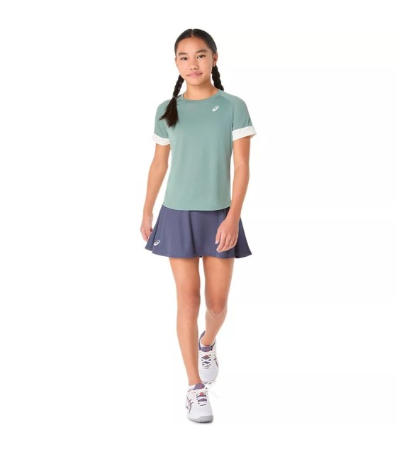 Saia-calção roxa para menina Asics