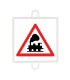 Panel de señalización tráfico de peligro nº 4 (nivel sin barreras)
