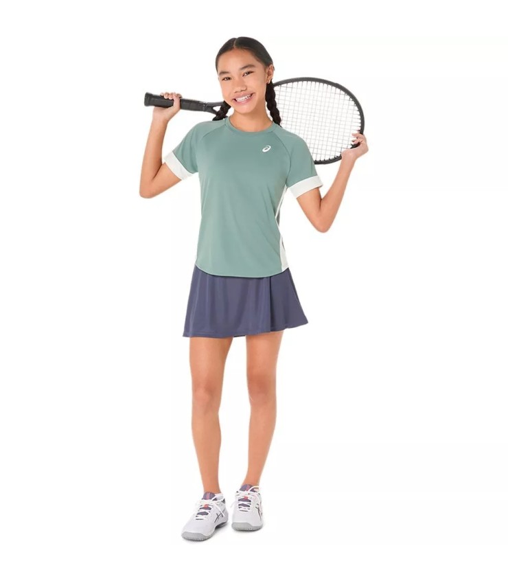 Gonna-pantalone viola per bambina Asics