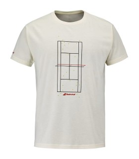 T-shirt de exercício de Babolat Crème 1