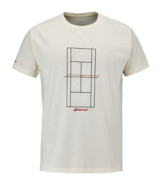 T-shirt de exercício de Babolat Crème 1