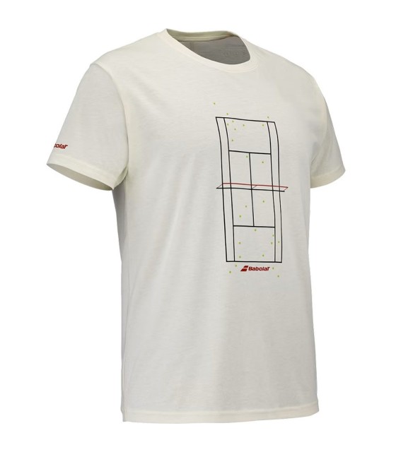 Babolat Exercício T-shirt Crème 2