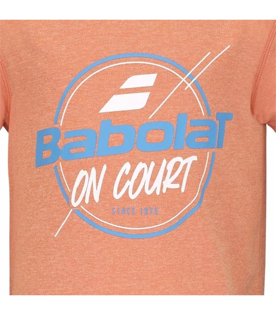 Babolat Graphic Junior Orange T-Shirt | Ipontennis