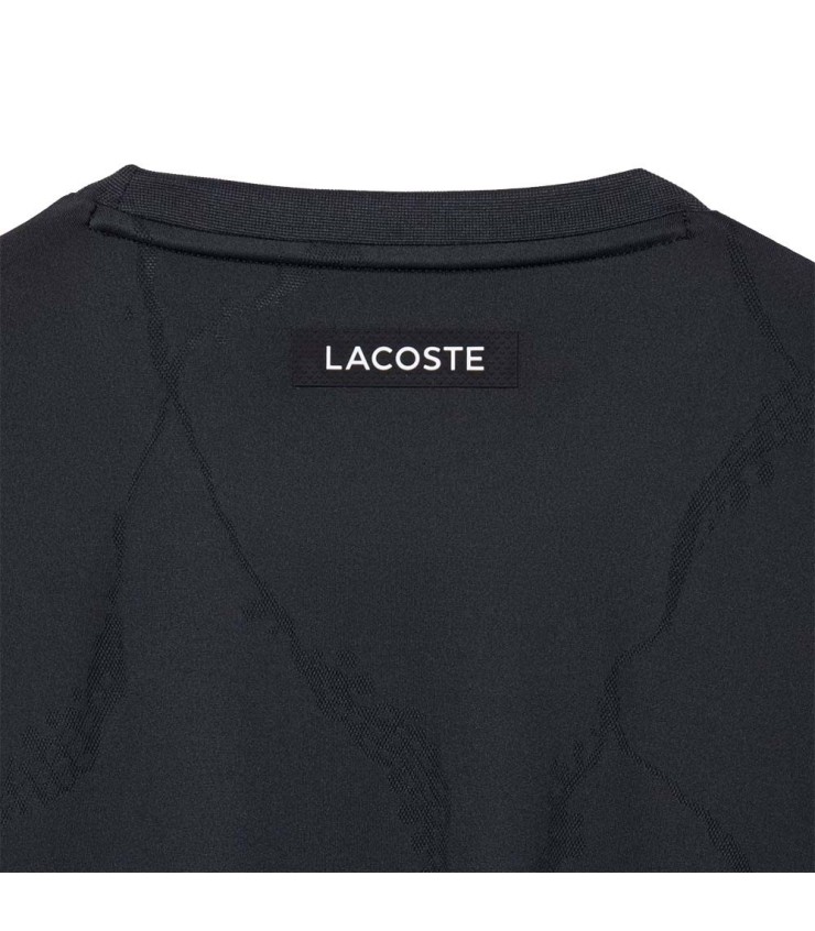 Camiseta Lacoste Tênis ultra seco preto 3