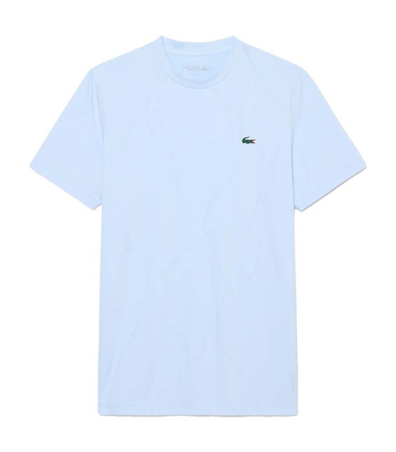 T-Shirt Lacoste Tennis ultra trockenes hellblau 1