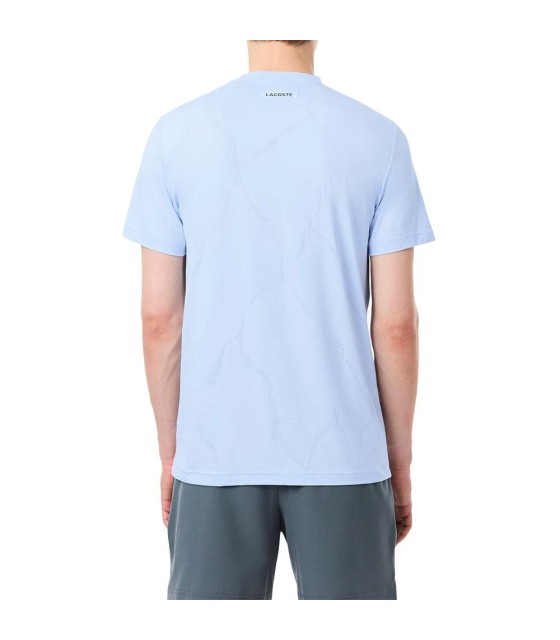 T-Shirt Lacoste Tennis ultra trockenes hellblau 2