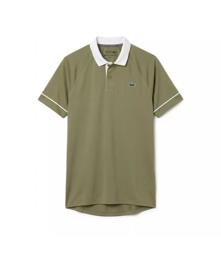 Polo Lacoste Tenis Novak Djokovic En Pista Verde 3