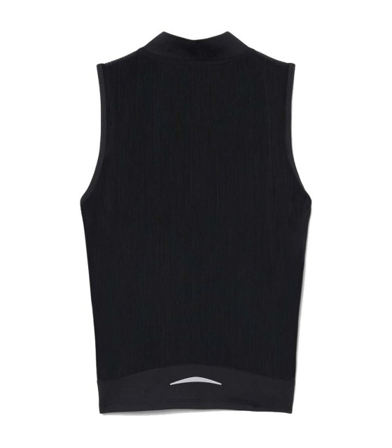 Polo Lacoste Ärmellose Frau Tennis schwarz 2