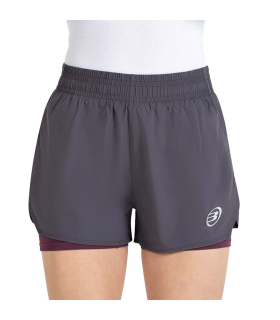 Bullpadel curto orfeu mulher cinza escuro 2