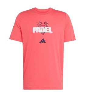 ADIDAS PADEL T-SHIRT Logo GRAPIE ROJO 1