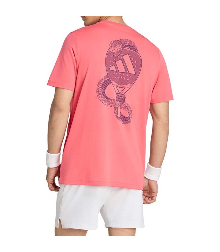 ADIDAS PADEL T-SHIRT Logo GRAPHIE RED 3