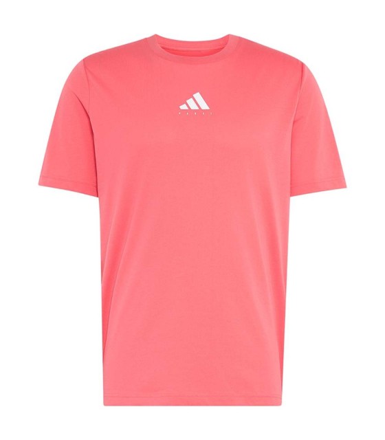 Adidas Paddle T-shirt Red Graphique 1