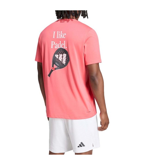 T-shirt adidas paddle vermelho grafique 3