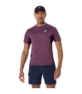 T-shirt Asics Match Jacquard SS Violet 1