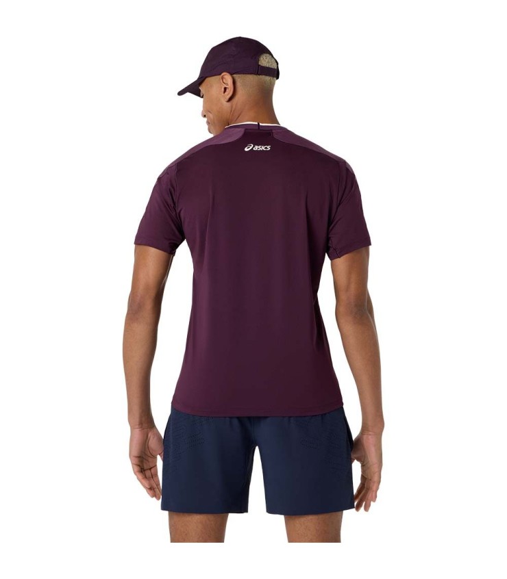 T-shirt Asics Match Jacquard SS Violeta 2